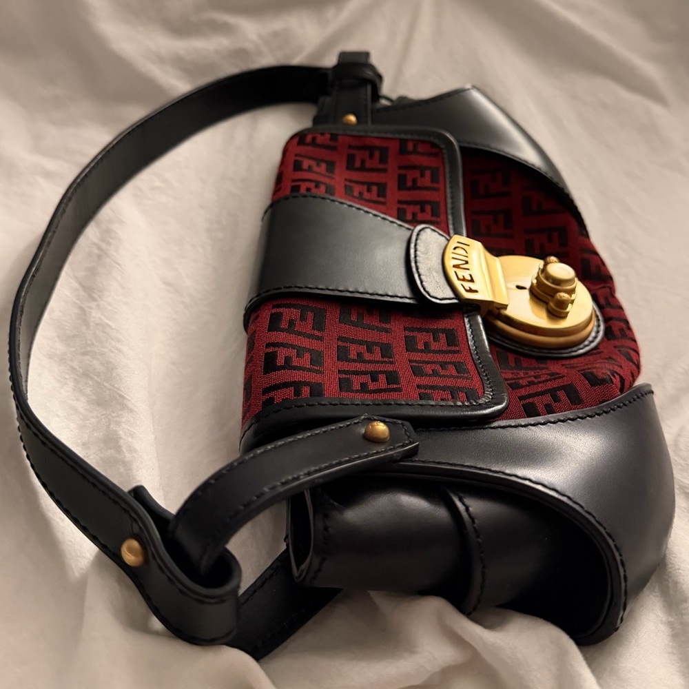 👑✅PRICE FIRM✅  AUTHENTIC Fendi Borsa Zucca Bag - Picture 11 of 17